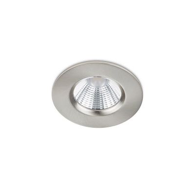 Spot încastrat baie modern nichel, Iman, 5W, LED 3000K, IP65