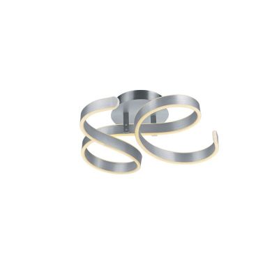Lampă de tavan modernă argintie, Davu, 40W, LED 3000K