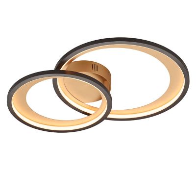 Lampă de tavan modernă neagră, Kendi, 29W, LED 3000K