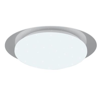 Plafonieră baie modernă albă, Marlena, 12W, LED 4000K, IP44, con telecomando