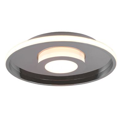 Plafonieră baie modernă crom, Kayla, 35W, LED 3000K, IP44