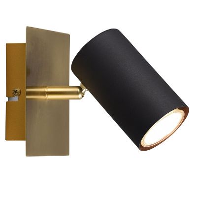 Spot de perete modern negru, Kaso