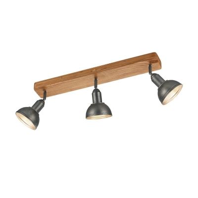 Spot LED de tavan vintage nichel, Amarey