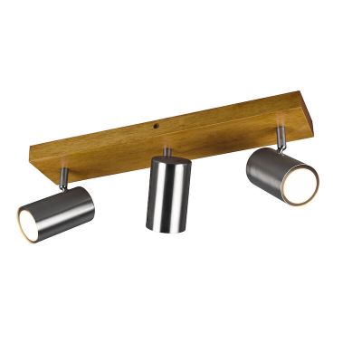 Spot LED de tavan modern nichel, Kaso