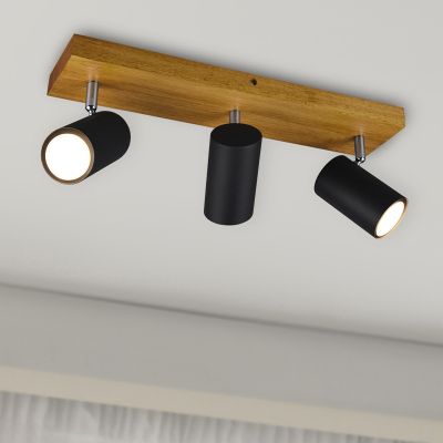 Spot LED de tavan modern negru, Kaso