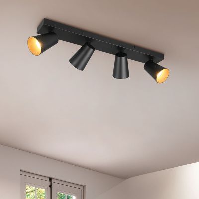 Spot LED de tavan modern negru, Rawien