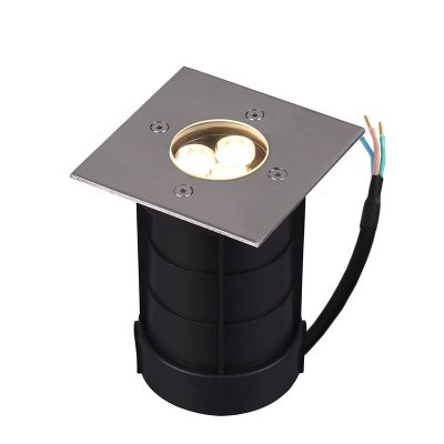 Spot pavaj modern nichel, Jabari, 3W, LED 3000K, IP65