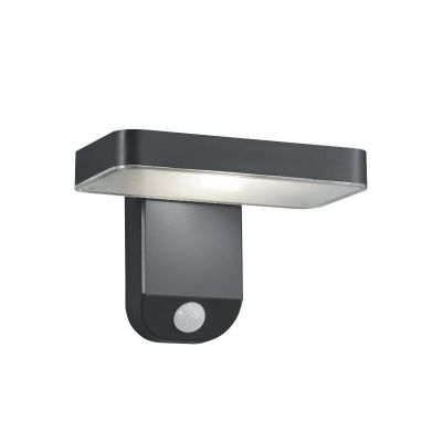 Aplică exterior cu senzor de mișcare modernă antracit, Summer, 4,5W, LED 3000K, IP44