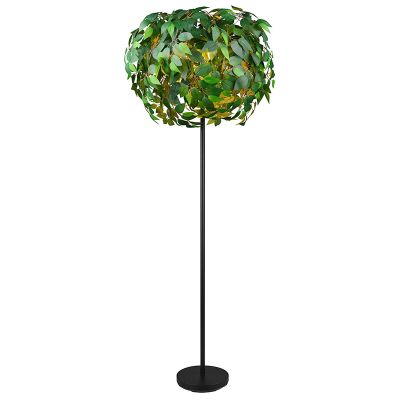 Lampadar design verde, Urwa, con întrerupător