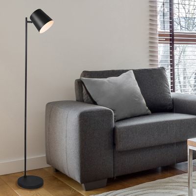 Lampadar modern negru, Suraya, 4,5W, LED 3000K, cu întrerupător tactil