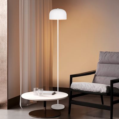 Lampadar reîncărcabil modern alb, Dustin, 2,5W, LED 3000K, dimmabil în 3 trepte