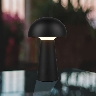 Lampă de masă copii modernă neagră, Rachelle, 2W, LED 3000K, IP44, con întrerupător