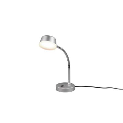 Lampă de birou modernă nichel, Fabio, 4,5W, LED 3000K, con întrerupător
