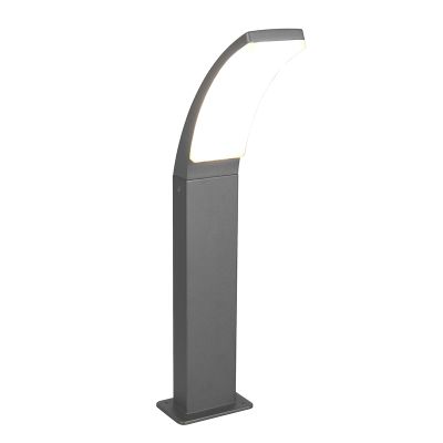 Lampă exterior modernă antracit, Popke, 12,5W, LED 4000K, IP44
