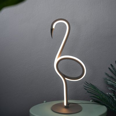 Lampă de masă design neagră, Puk, 6W, LED 3000K, con întrerupător