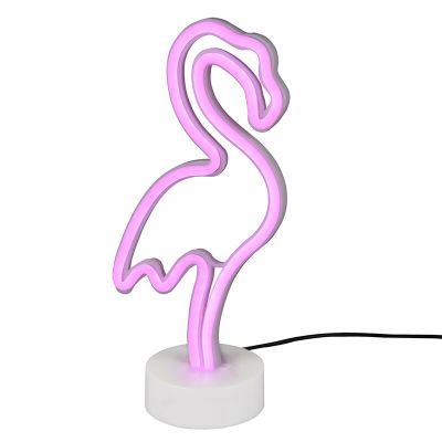 Lampă de masă copii roz din plastic, Serian, 1W, LED 3000K