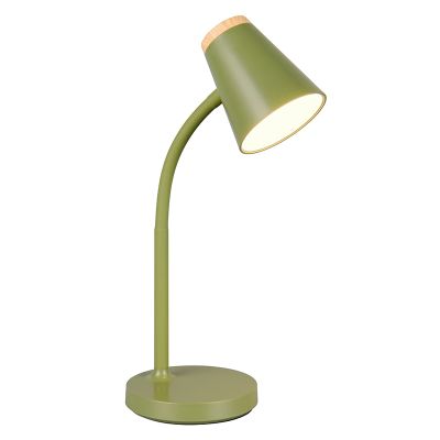 Lampă de masă modernă verde, Rahul, 4,5W, LED 3000K, con întrerupător