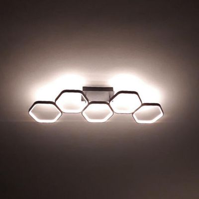 Lampă de tavan modernă antracit, Shaka, 24W, LED 3000K