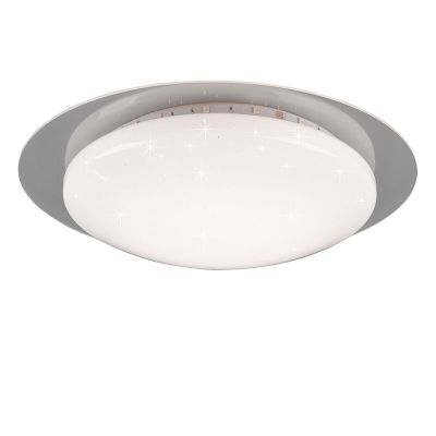 Lampă de tavan modernă albă, Suzy, 13W, LED RGBW, con telecomando