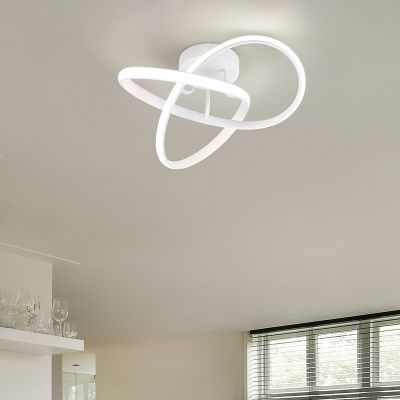 Plafonieră design albă, Suat, 16W, LED 4000K