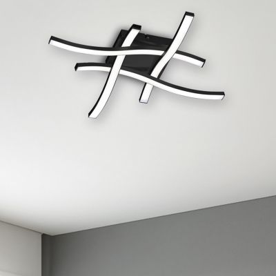 Lampă de tavan modernă neagră, Go, 5W, LED 3000K