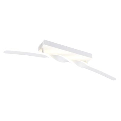 Plafonieră design albă, Quirinus, 18W, LED 4000K