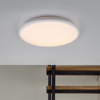 Lampă de tavan modernă albă, Celine, 20W, LED 4000K, dimmabil în 3 trepte