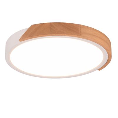 Lampă de tavan modernă albă, Nevil, 20W, LED 3000K, dimmabil în 3 trepte