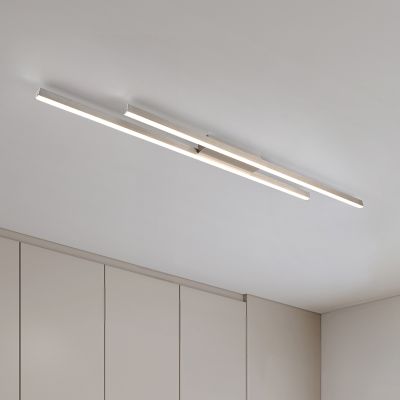 Lampă de tavan modernă nichel, Sangeeta, 22W, LED 3000K