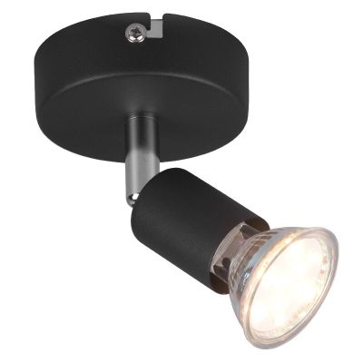 Spot LED de tavan modern negru, Belal