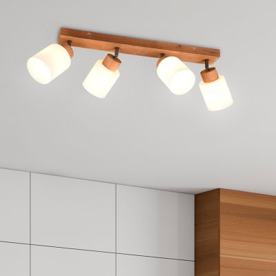 Spot LED de tavan rustic maro, Myron