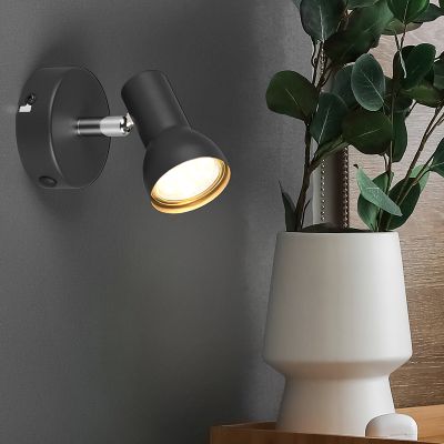 Spot de perete modern negru, Sabrin