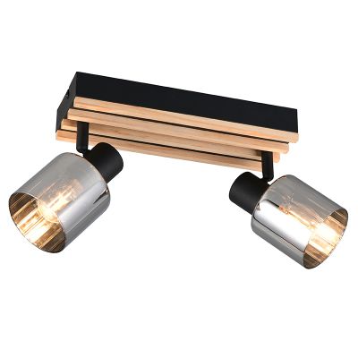 Spot LED de tavan modern negru, Steije