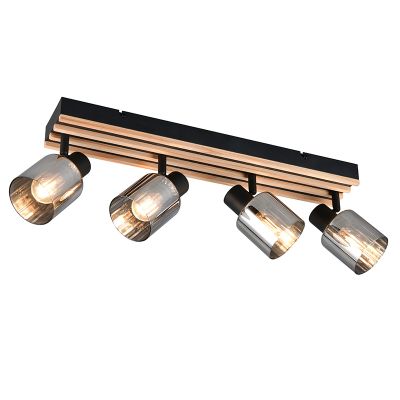 Spot LED de tavan modern negru, Steije