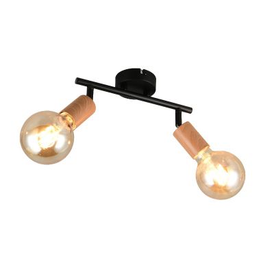 Spot LED de tavan vintage maro, Rihab