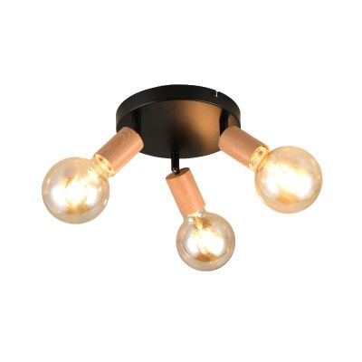 Spot LED de tavan vintage maro, Rihab
