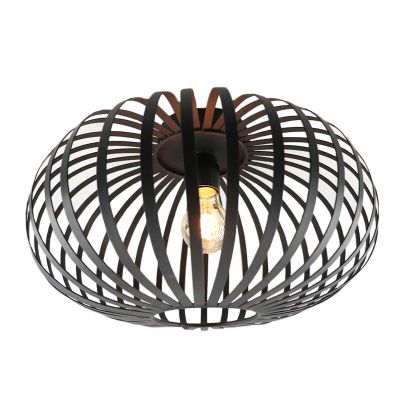 Lampă de tavan neagră industrială, Lieve