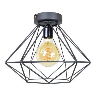 Plafonieră neagră industrială, Merlon