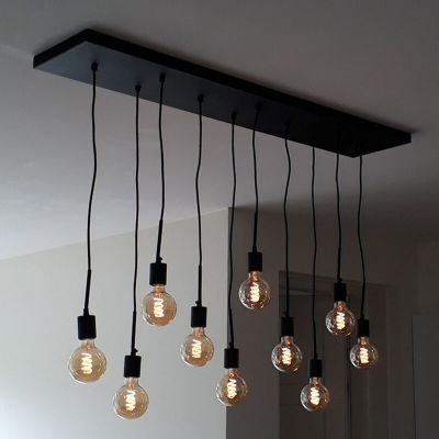 Lustră neagră industrială, Bolb