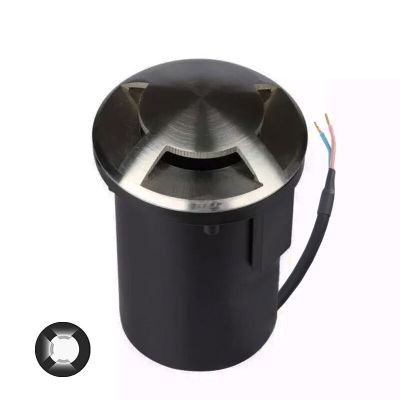 Spot pavaj argintiu modern, Marcus, IP67