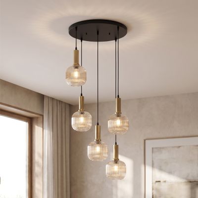 Lustră chihlimbar design, Charlois