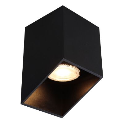 Aplică tavan neagră modernă, Neva