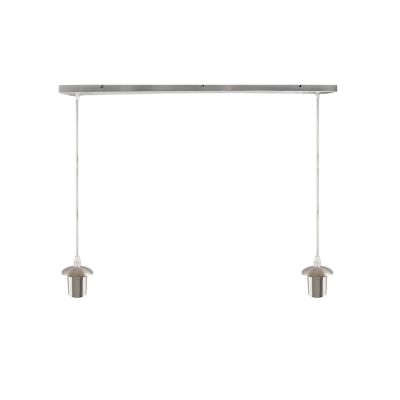 Aplică de perete fără abajur crom din aluminiu, Rika